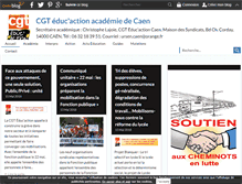 Tablet Screenshot of cgteduc-caen.fr